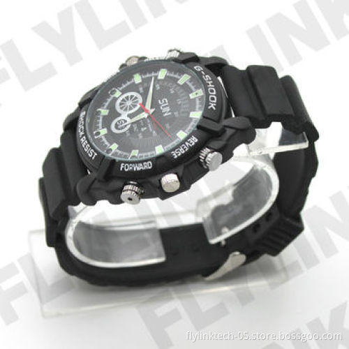 Covert HD Watch Camera, 4GB Internal Memory, AVI Video File Format, 1920*1080P
